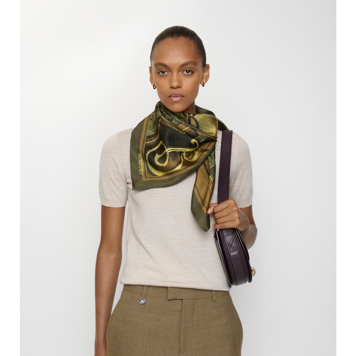  Printed Etched Knight Scarf