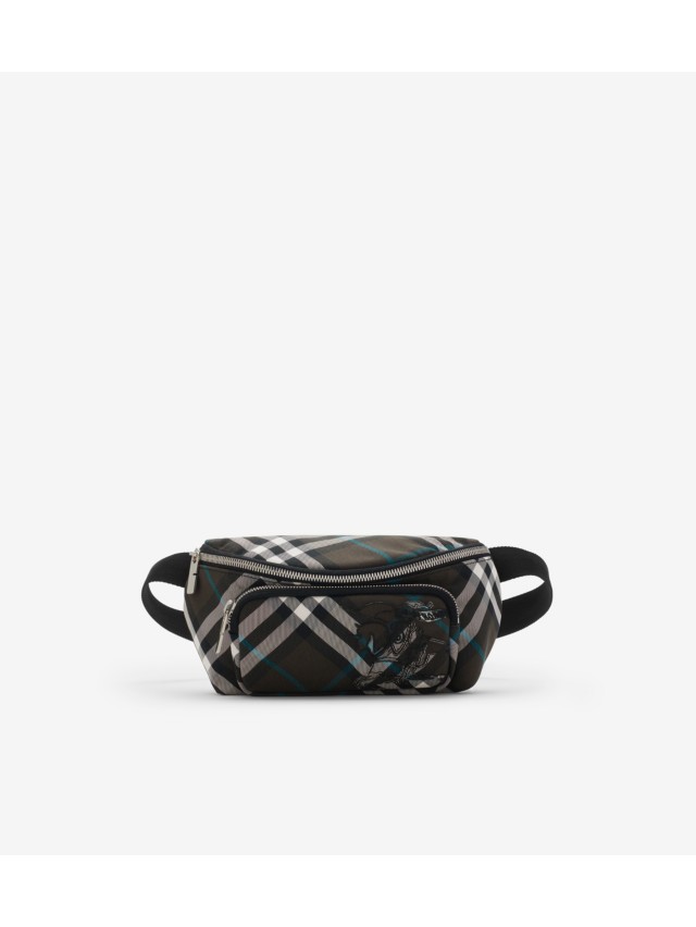 Check Crossbody Bag in Snug - Men | Burberry® Official