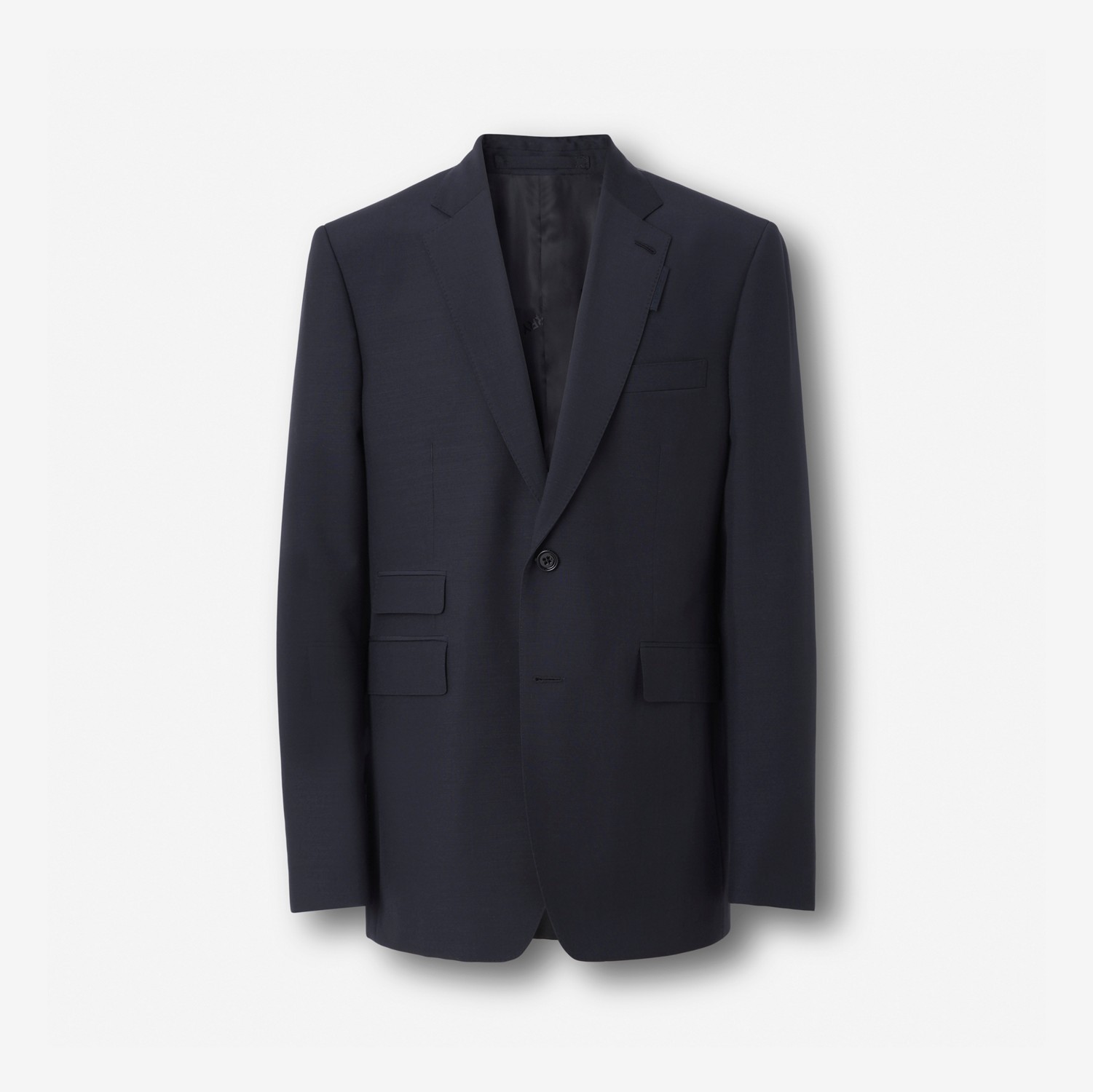 Classic Fit Wool Mohair Tailored Jacket in Navy - Men | Burberry® Official