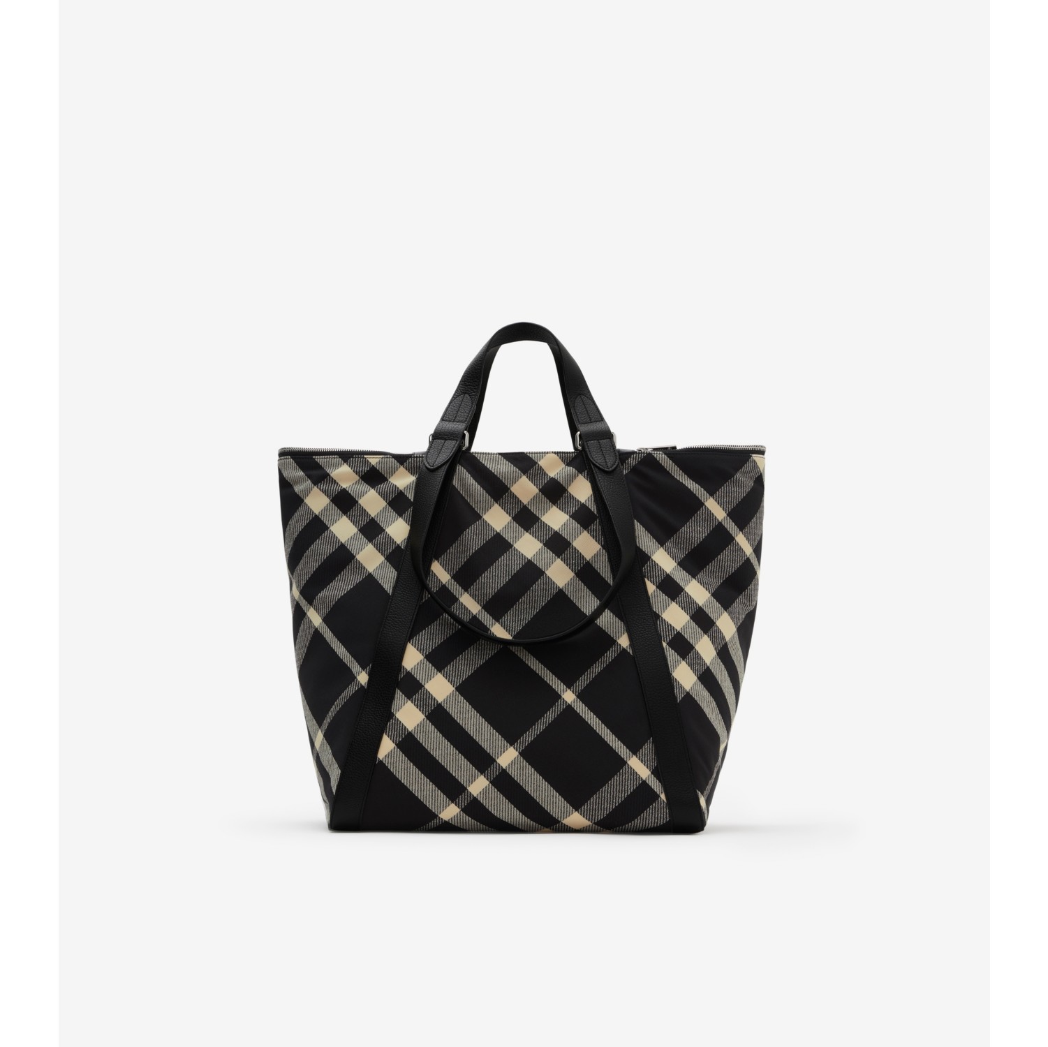 Medium Field Tote in Black/calico - Women | Burberry® Official