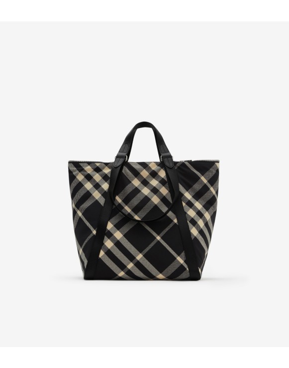 Burberry canvas tote bags best sale