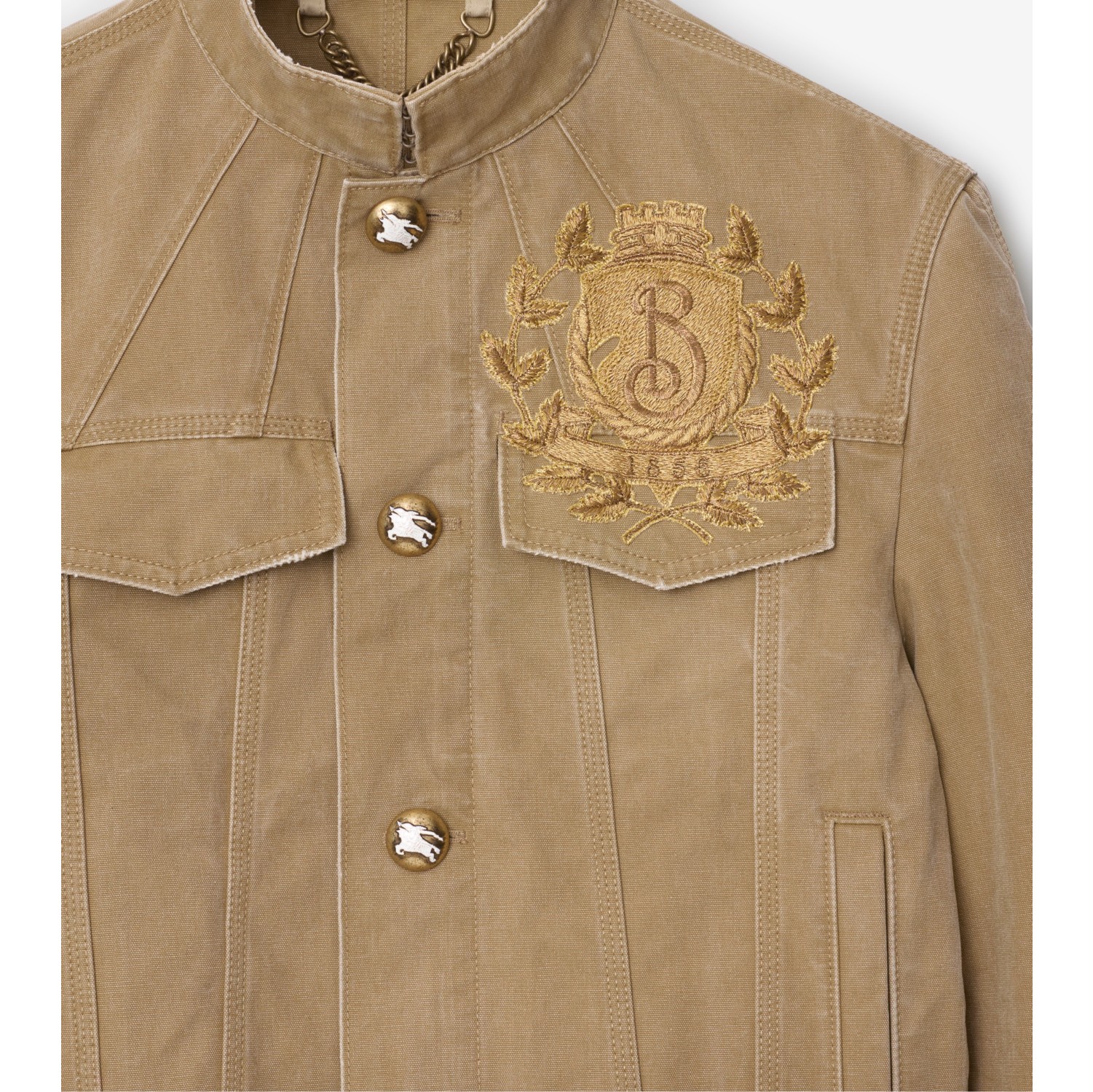 B Crest Cotton Jacket