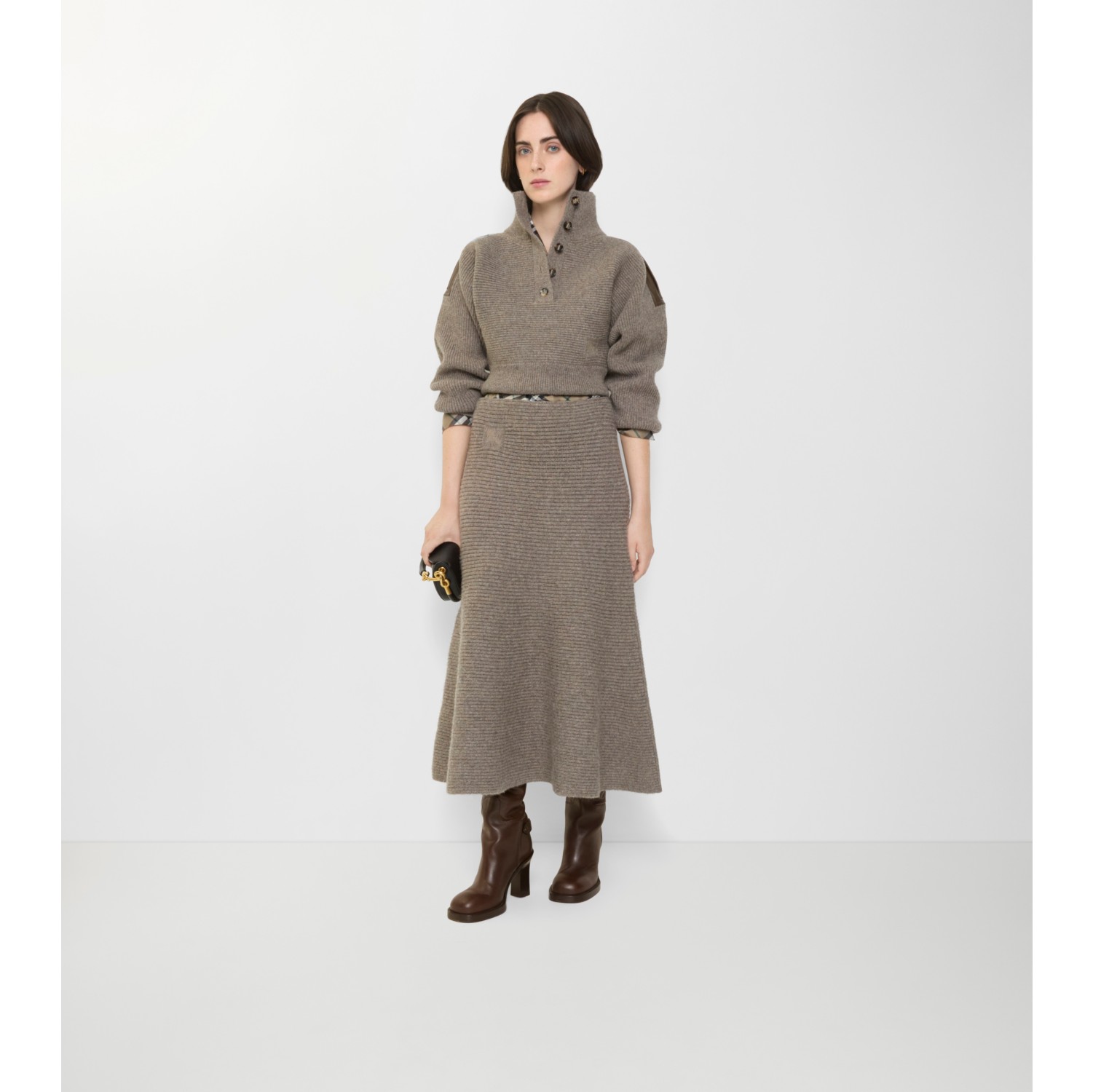 Wool Blend Skirt