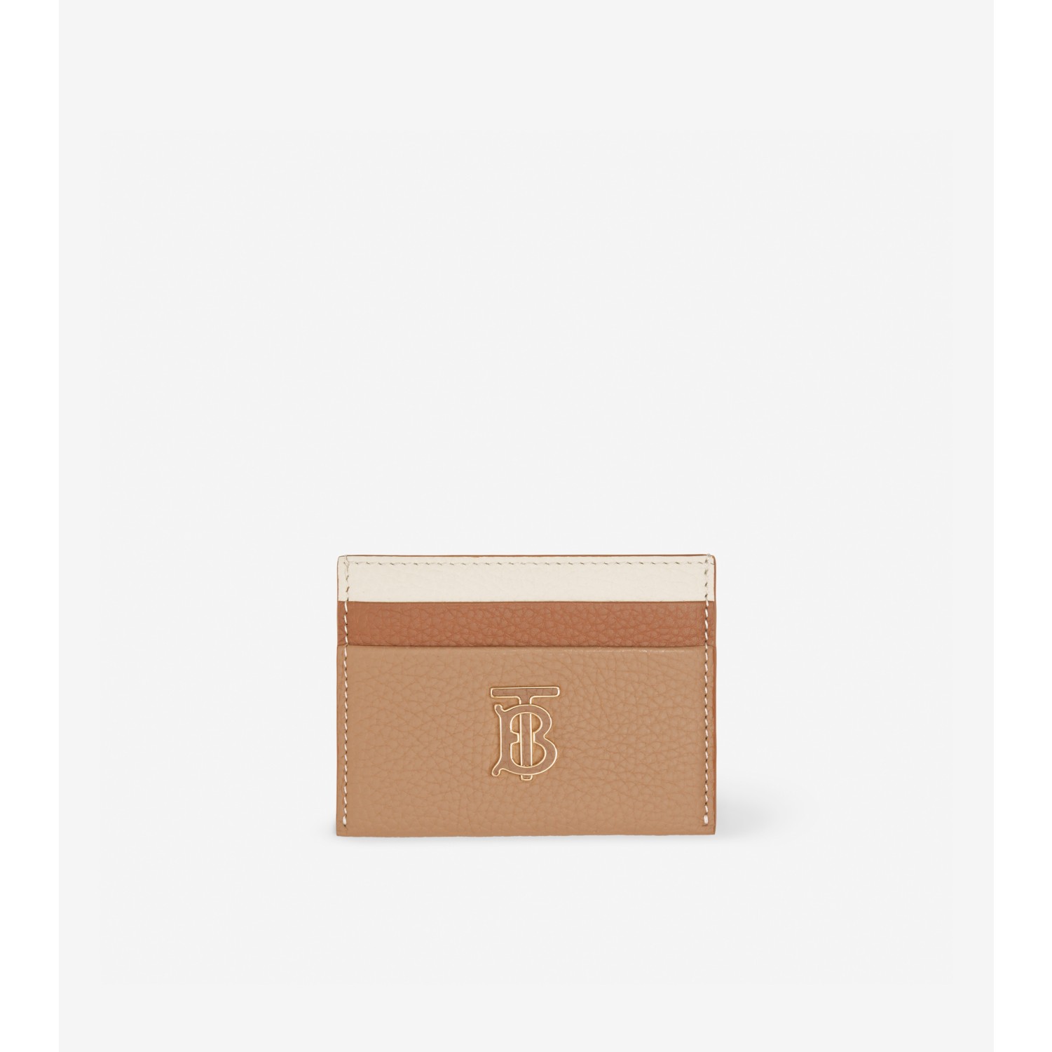 Burberry Grainy Leather TB Compact Wallet