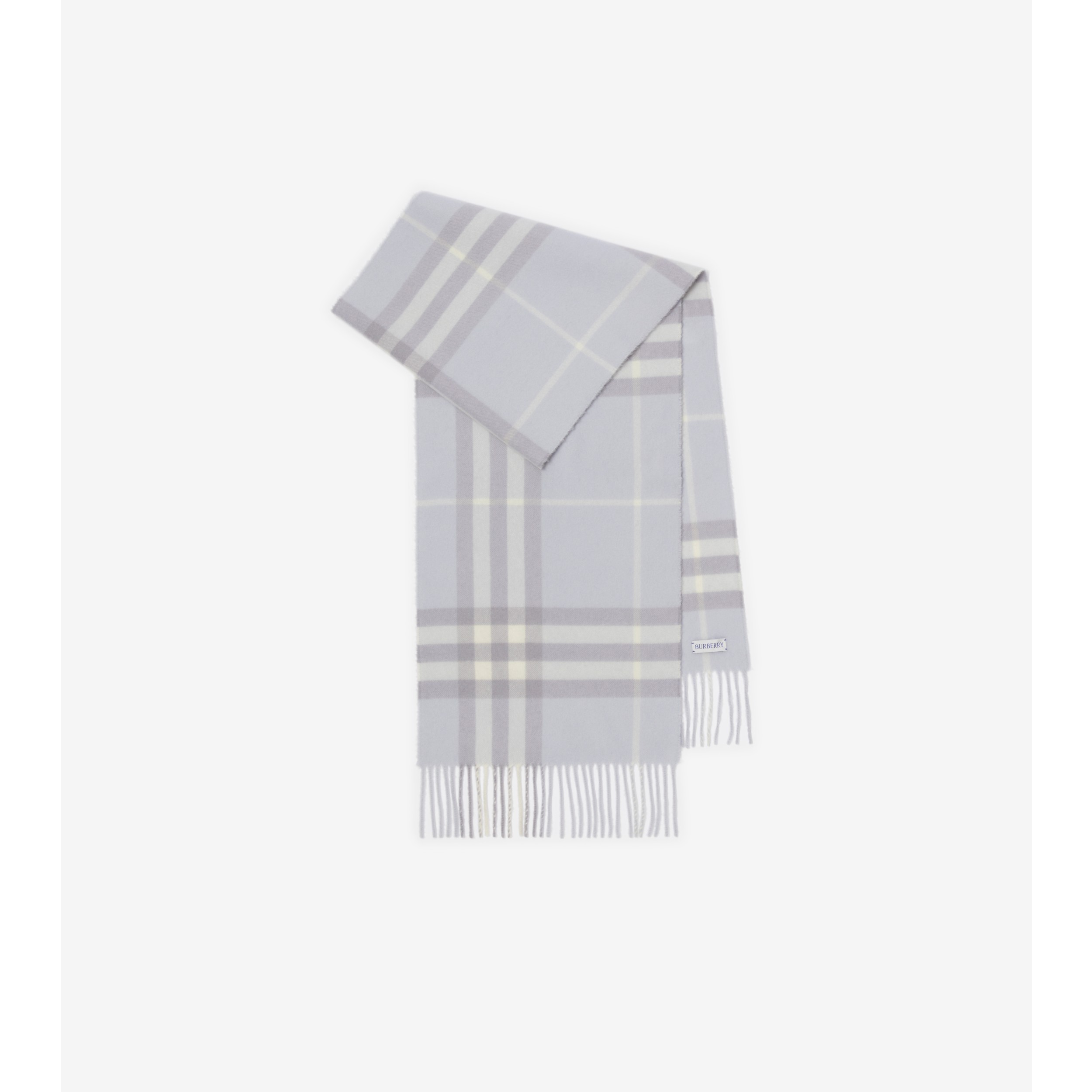 チェック カシミアスカーフ (ストーンベージュ) | Burberry®公式サイト