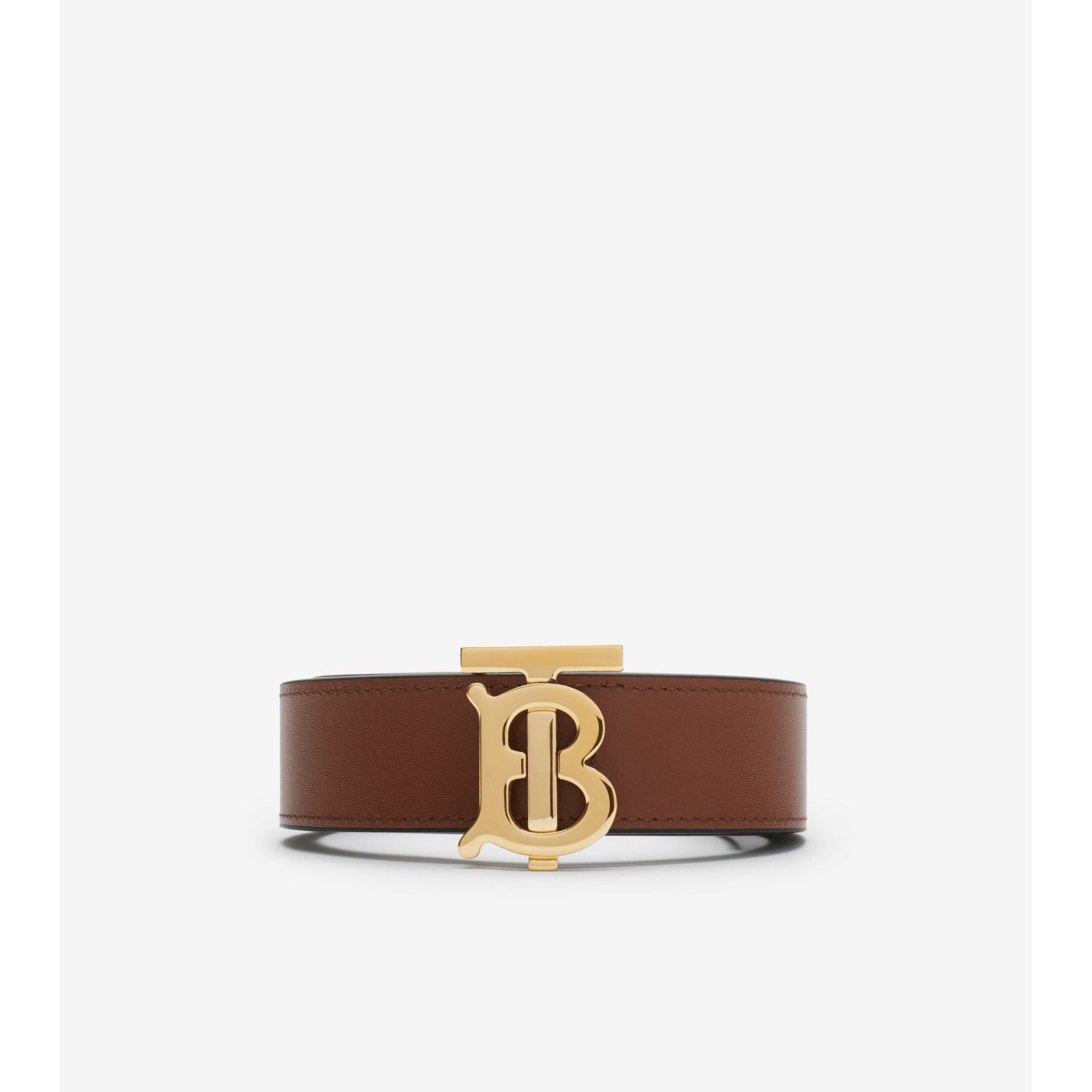 Reversible Leather TB Belt - thumbnail 4