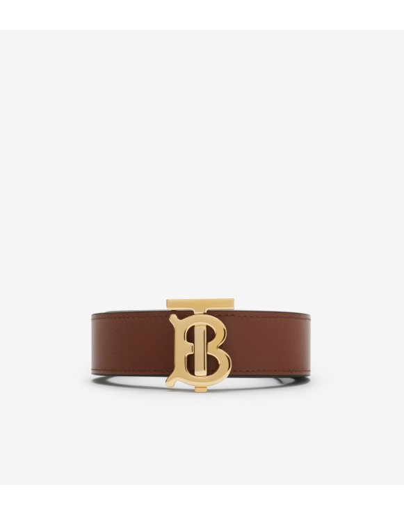 Reversible Leather TB Belt