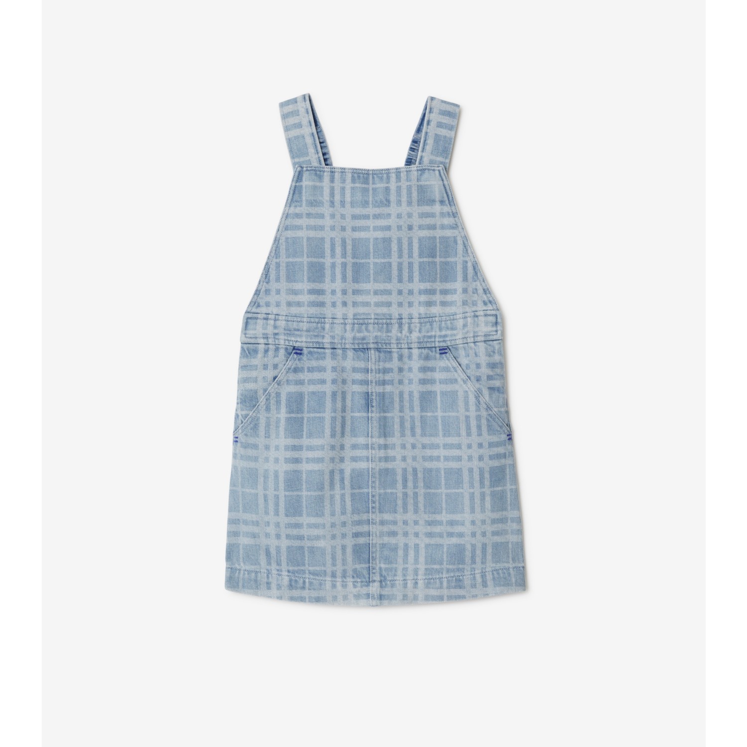 Zara checked pinafore dress sale