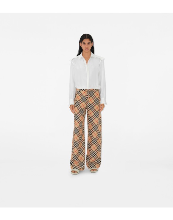 Designer Trousers Shorts For Women Burberry Official