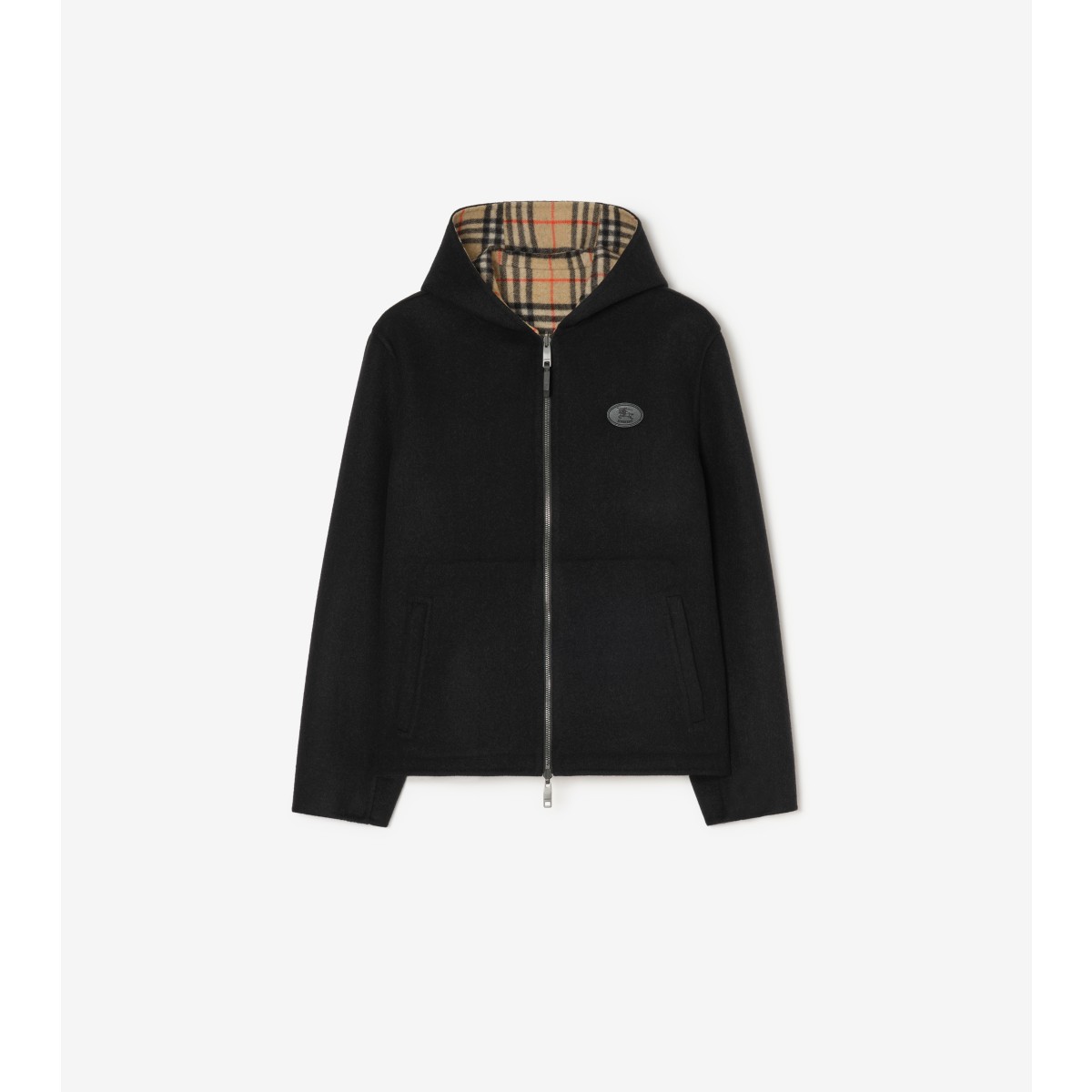  Check Reversible Newport Hooded Jacket