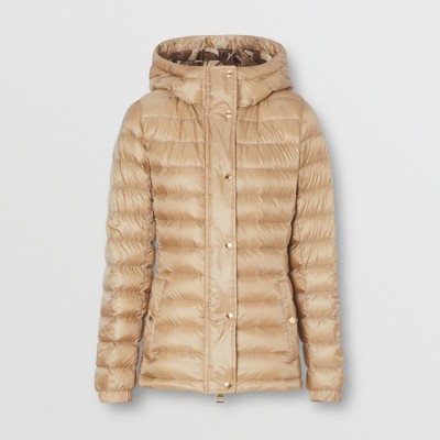 lightweight puffer jacket with hood womens