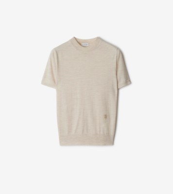 Wool Top in Nutmeg - Women | Burberry® Official Wool Top in Nutmeg - Women | Burberry® Official