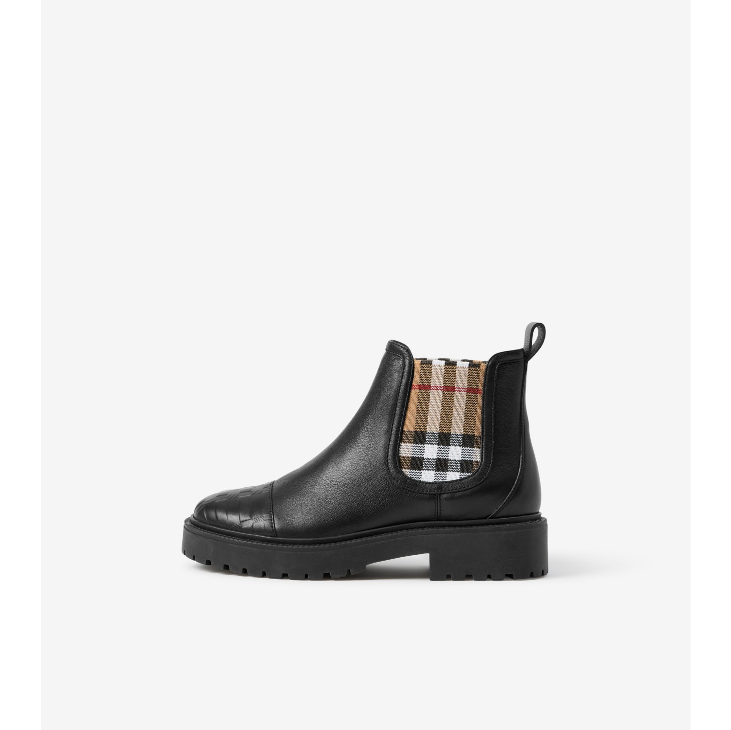 Leather Chelsea Boots in Black - Children | Burberry® Official