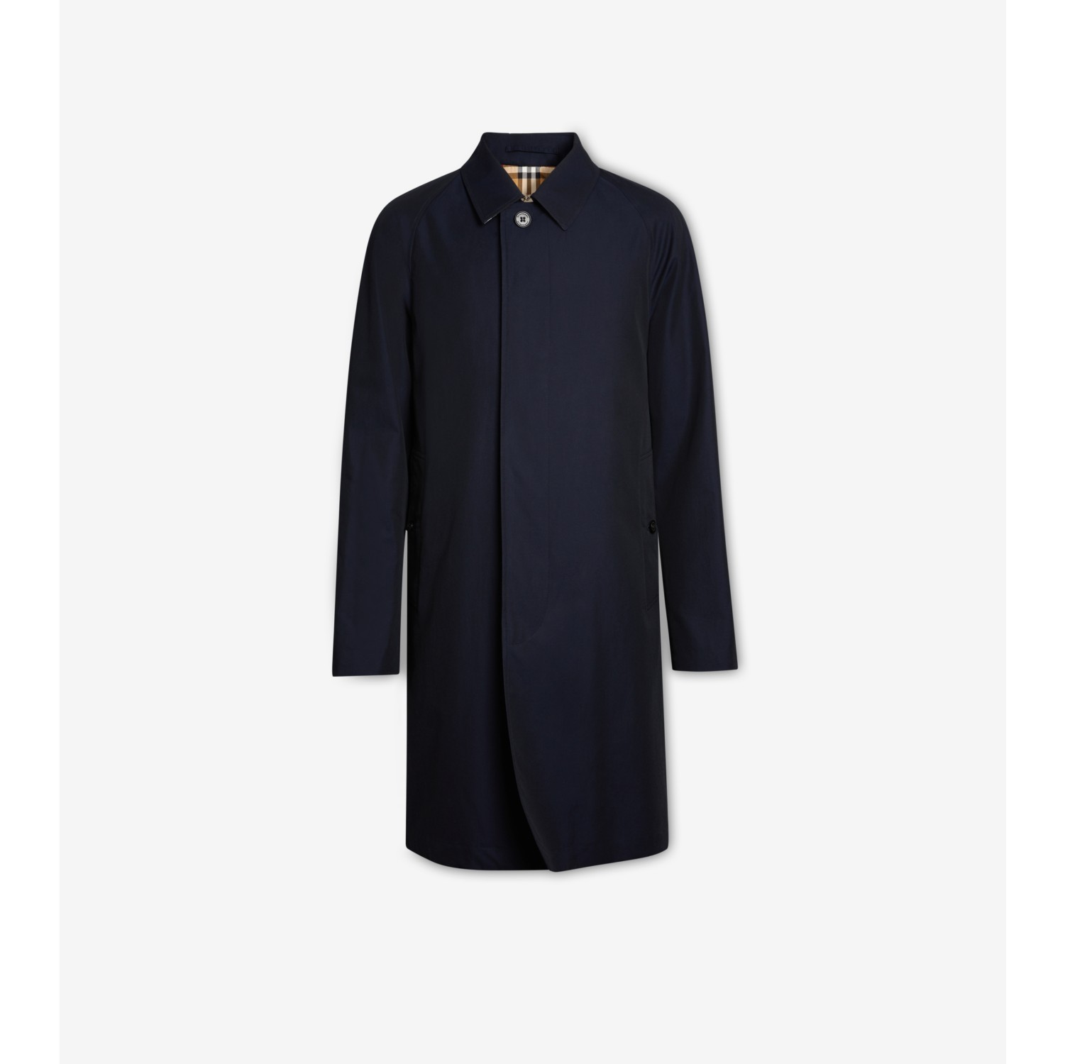 Mid-length Lightweight Camden Car Coat in Blue carbon - Men