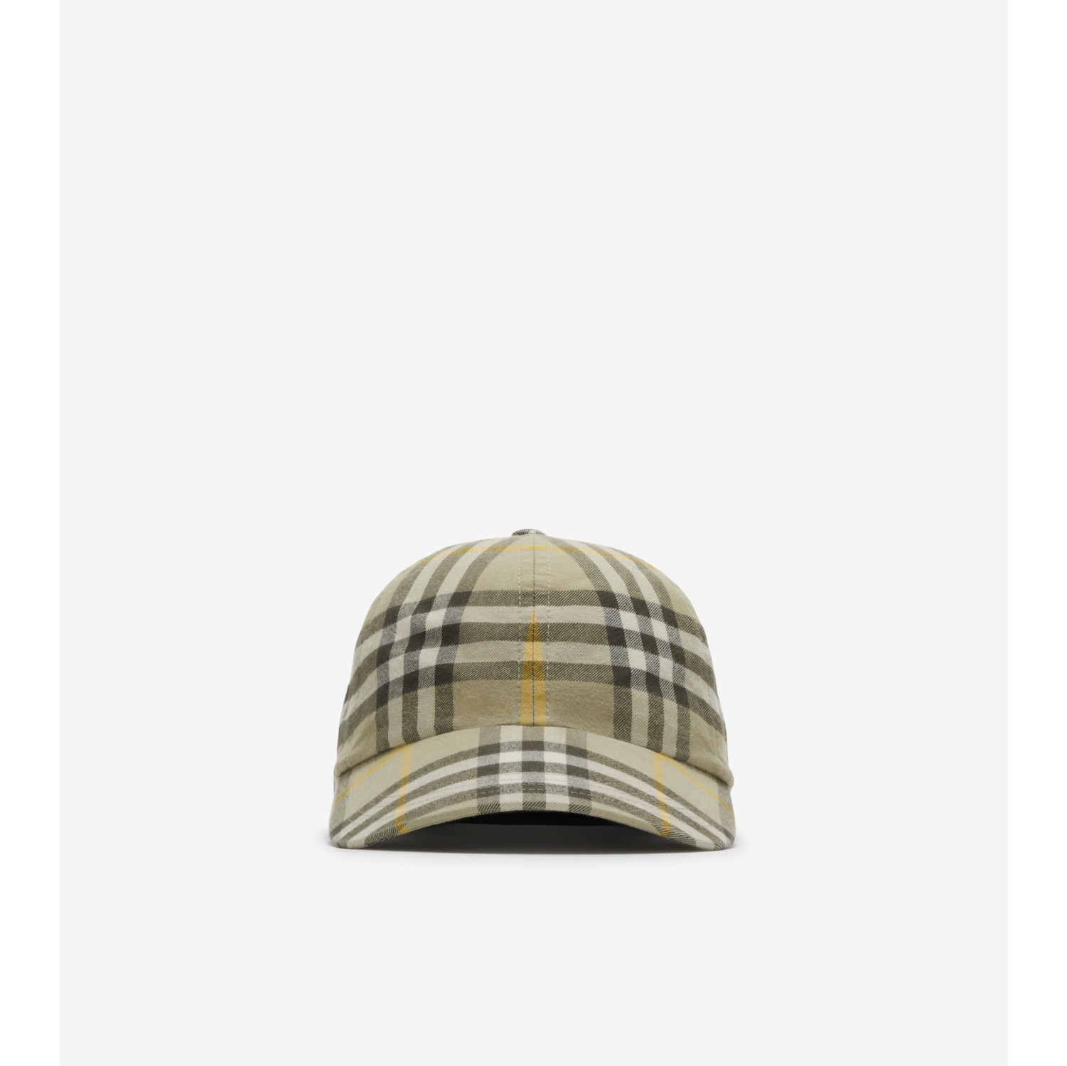 チェックコットン ベースボールキャップ (ハンター) | Burberry®公式サイト