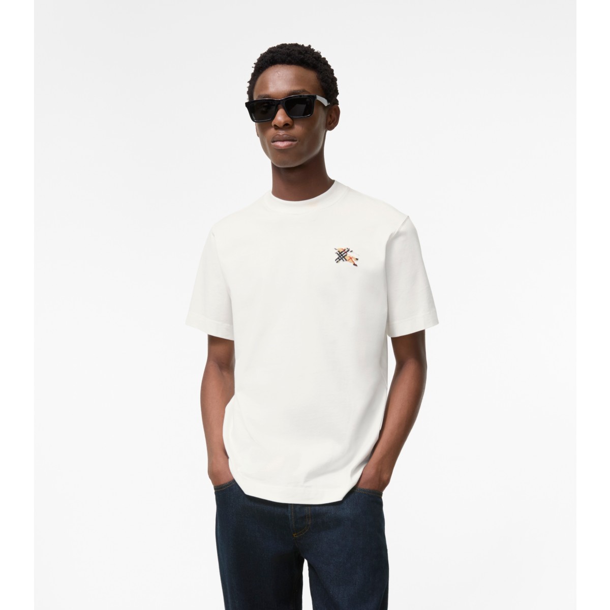  Check Cotton T-shirt
