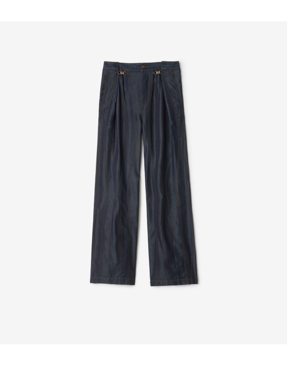 Panelled Denim Trousers