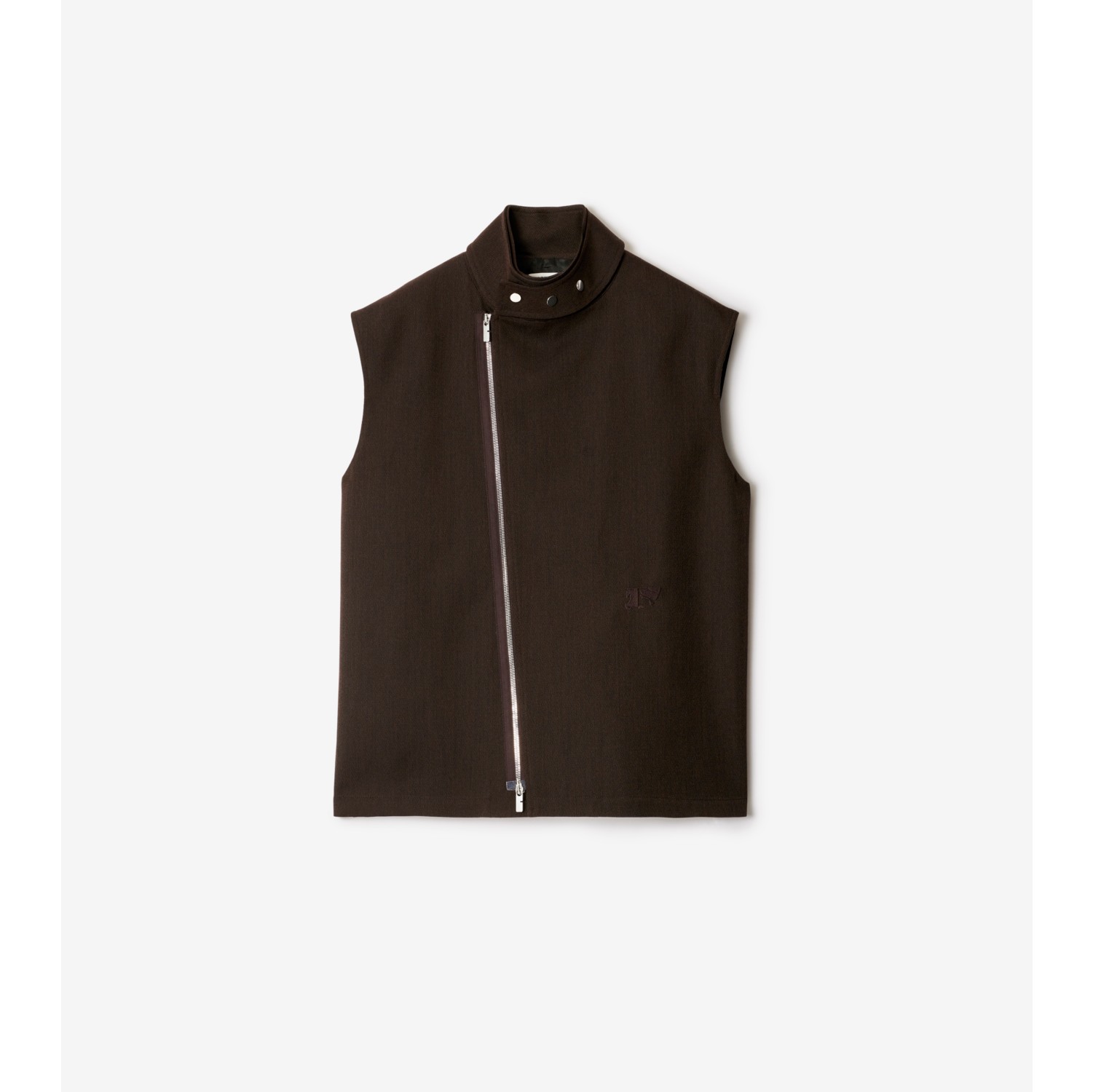 Sleeveless Wool Shirt