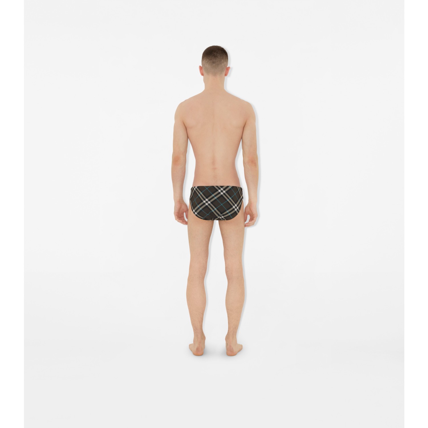 Check Swim Briefs