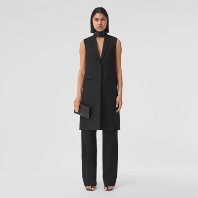 Monogram Motif Wool Tailored Trousers 