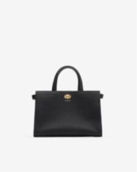 Burberry Cotswolds top handle bag in black