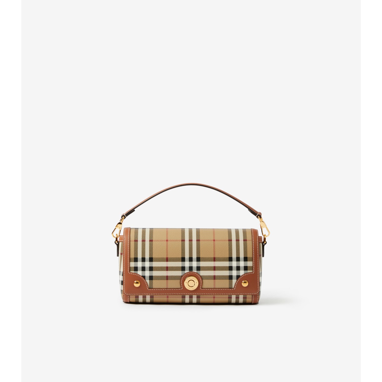 Burberry Small Note Check Crossbody Bag