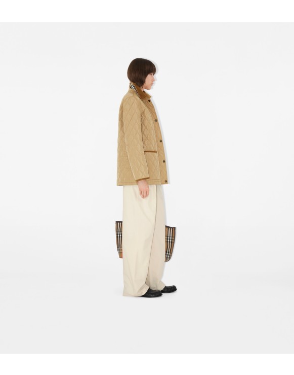 Quilted Nylon Barn Jacket