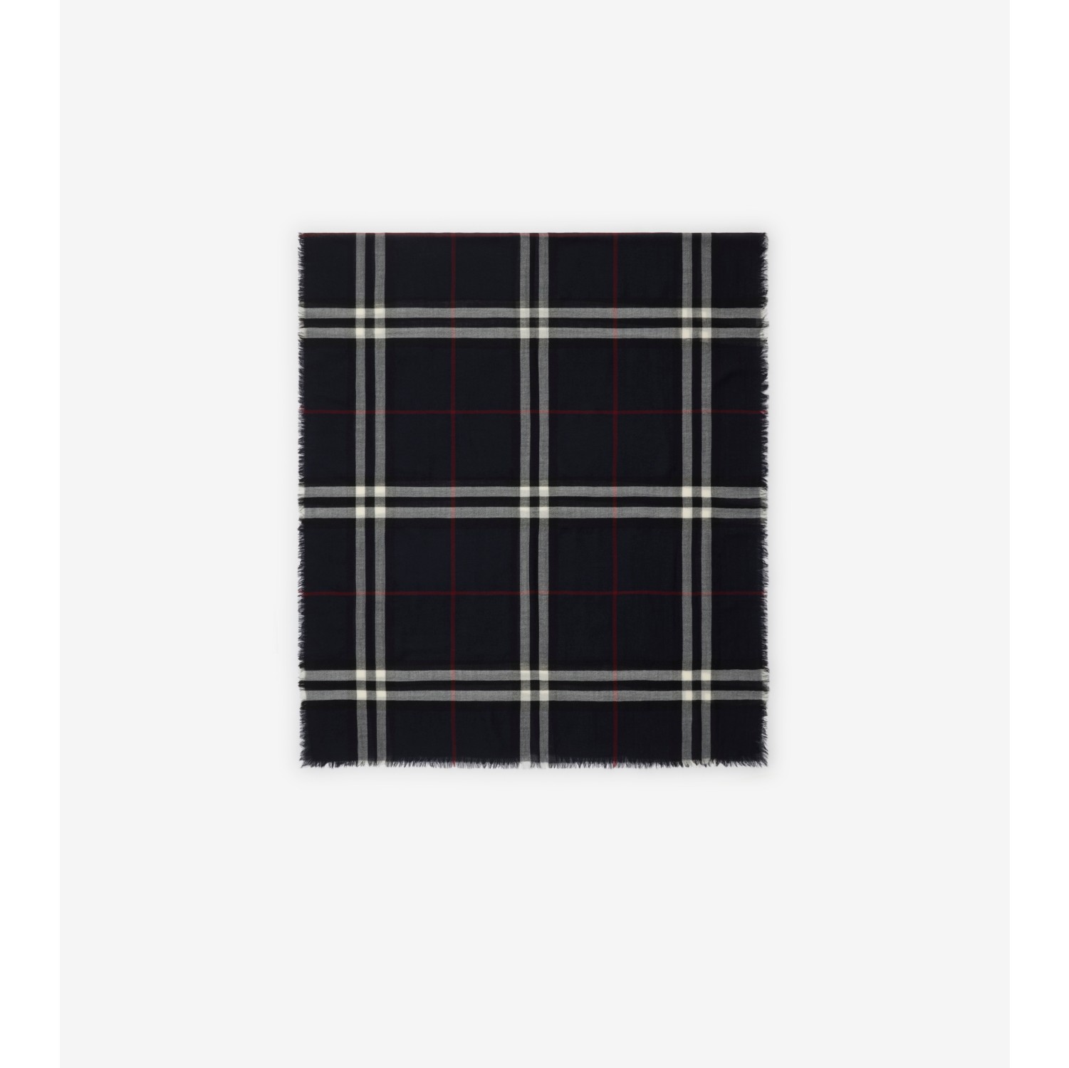 Pañuelo ancho en lana Check