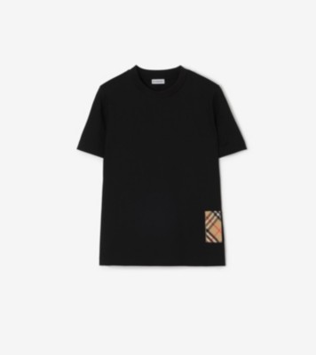 Check Label Cotton T shirt ®