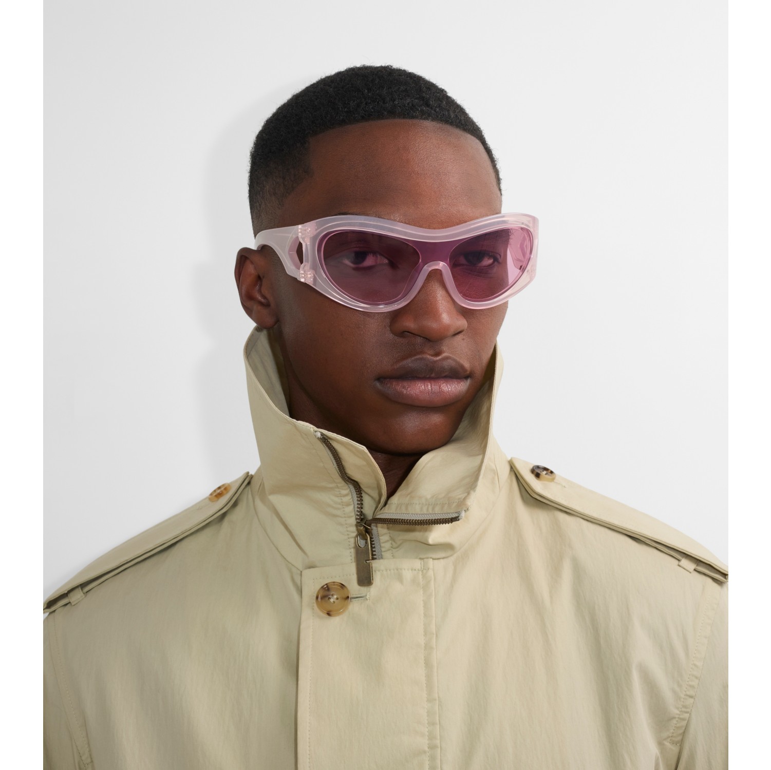 Shield Cutout Sunglasses​