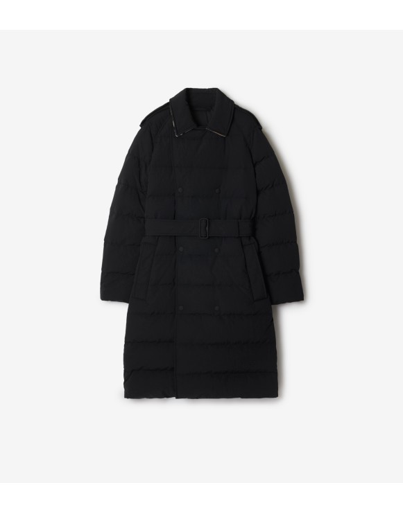 Mid-length Nylon Puffer Coat