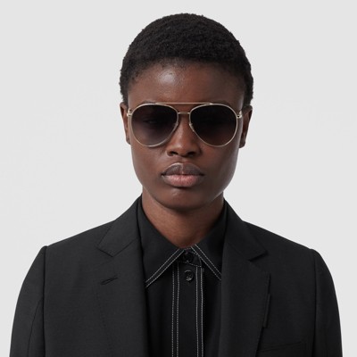 burberry folding sunglasses