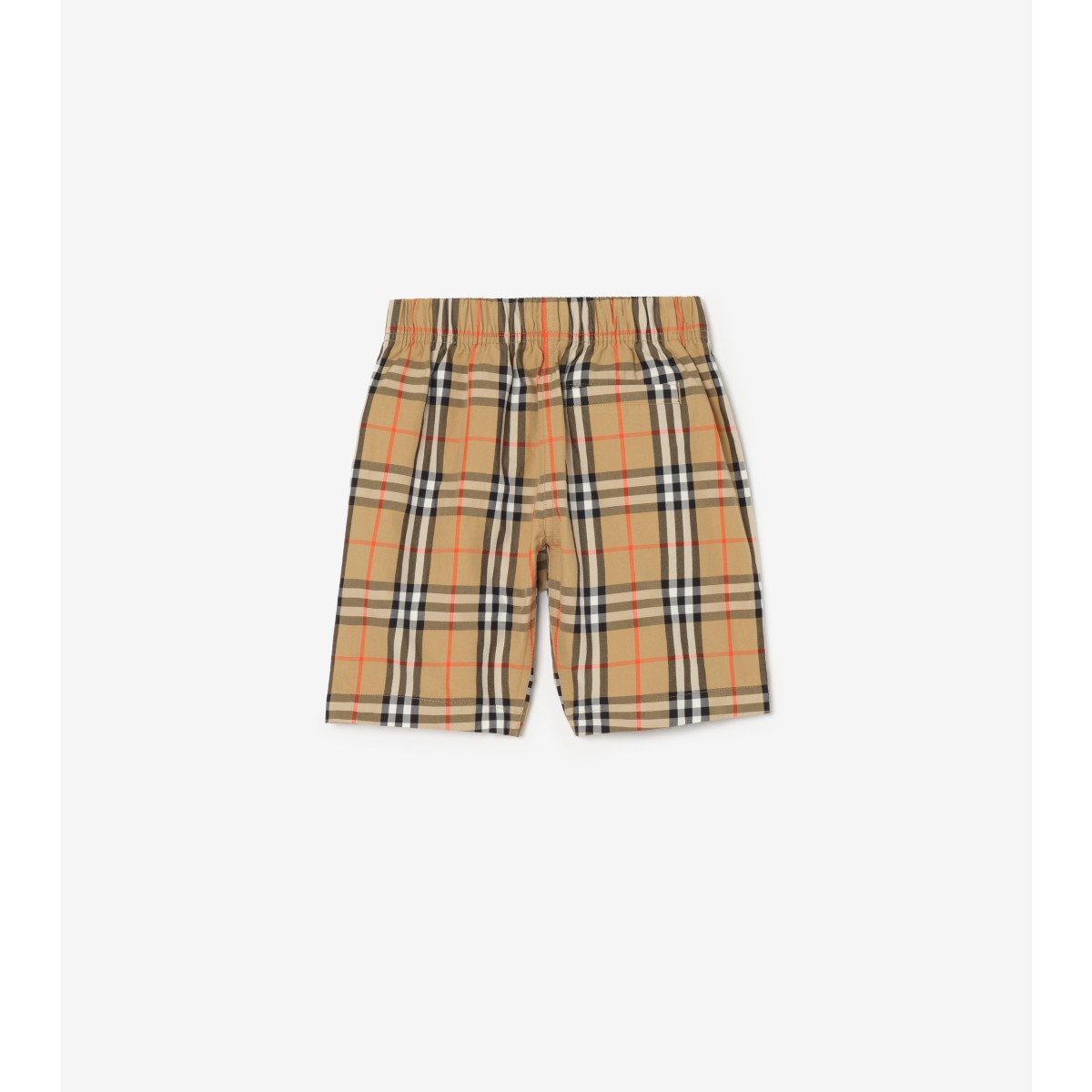  Check Cotton Cargo Shorts