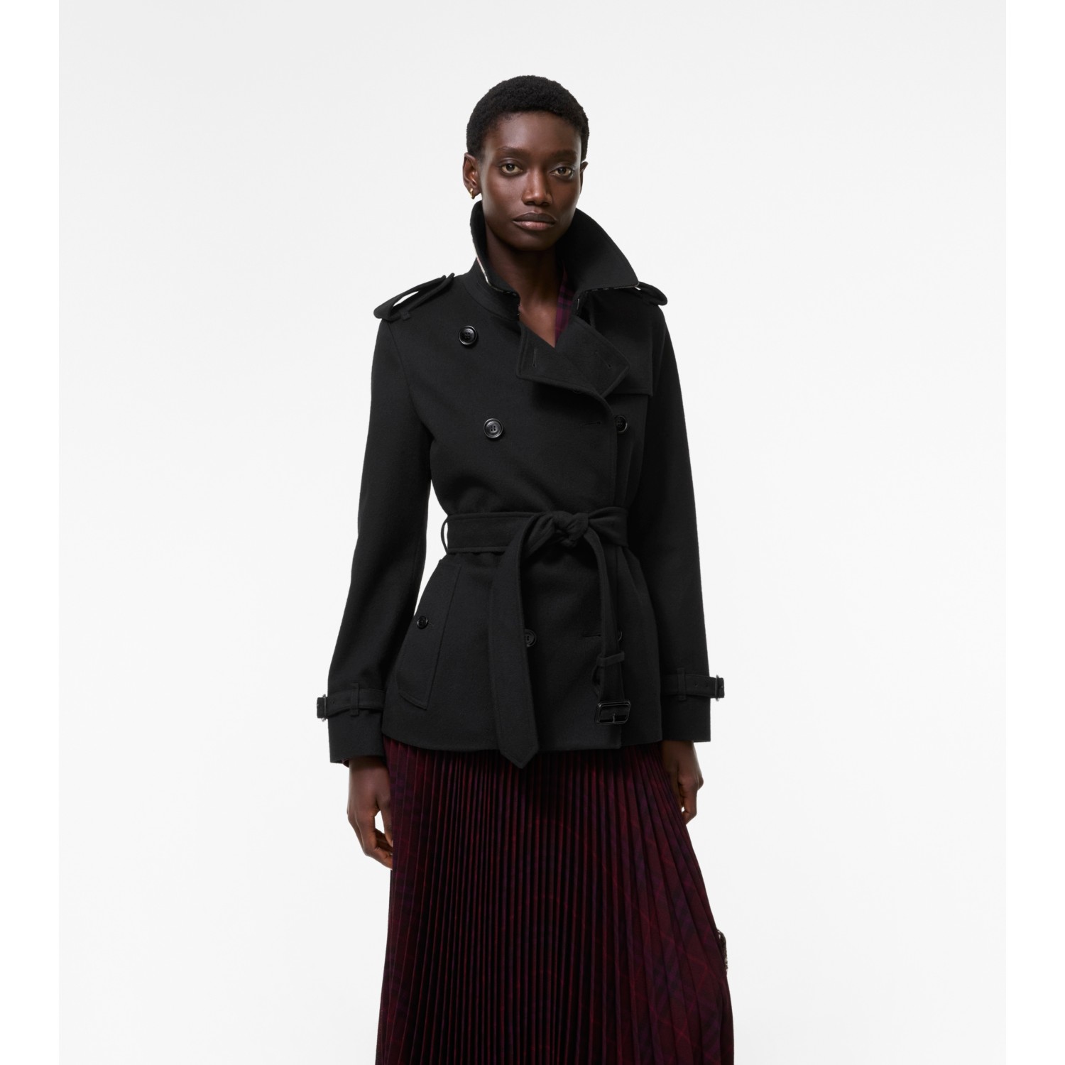 Cashmere Kensington Trench Jacket - thumbnail 4