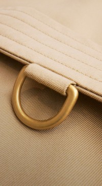 Burberry Trench Coat with Gold D-Ring detailing