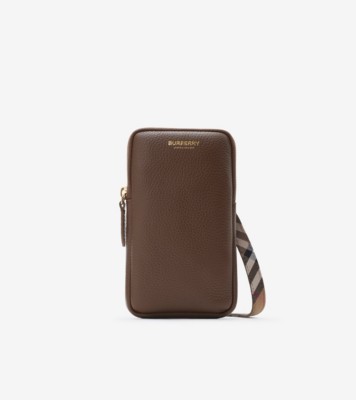 Phone Pouch in Earth - Women | Burberry® Official