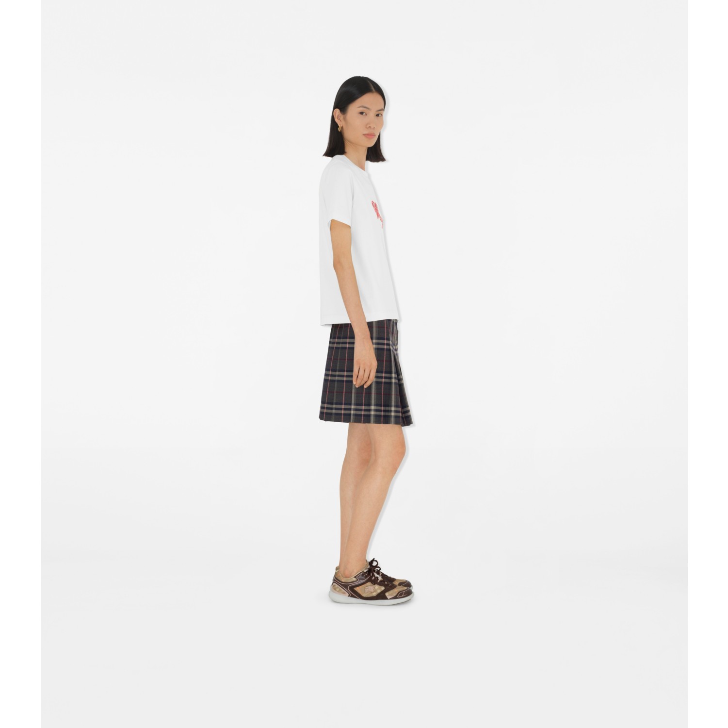 Heart Logo Cotton T-shirt