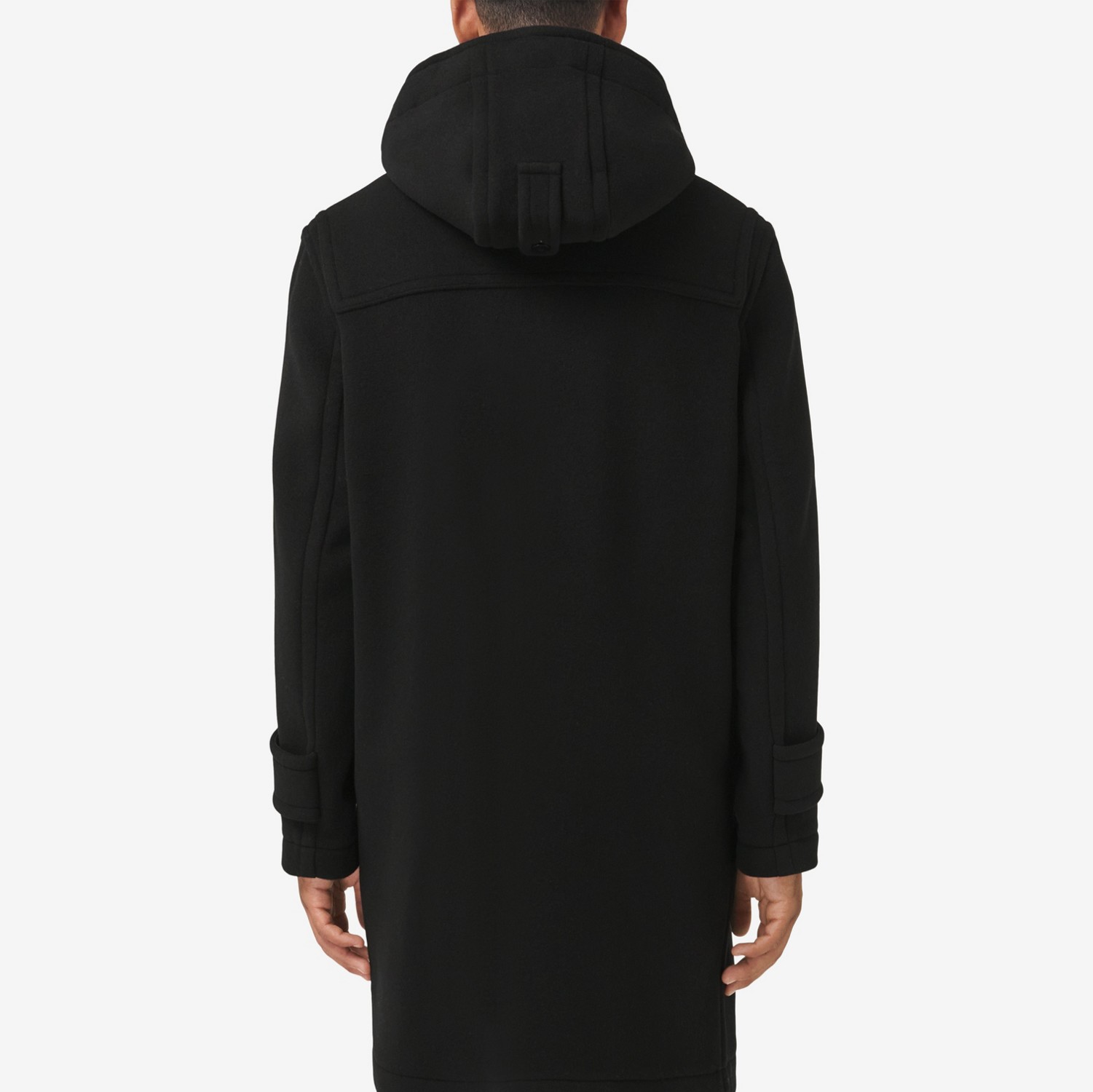 Duffle-coat en laine technique (Noir) - Homme | Site officiel Burberry®