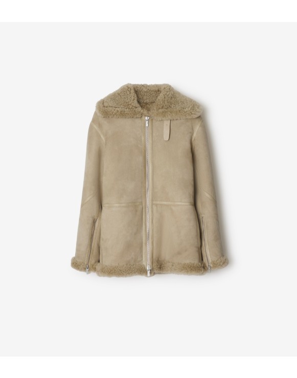 Jaqueta aviador de shearling