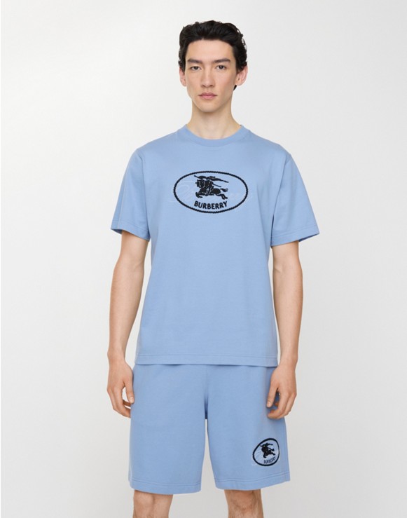 Knight Stamp Cotton Shorts