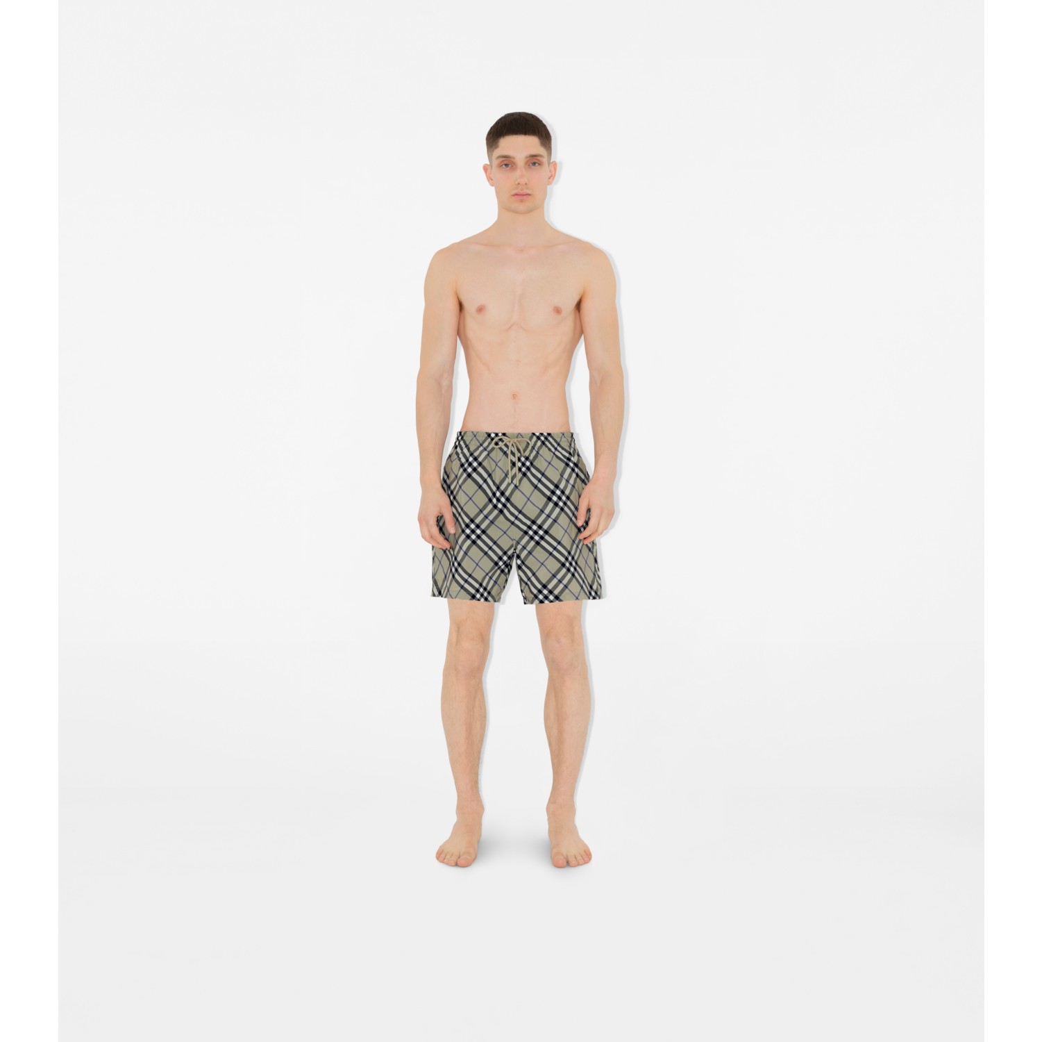 Schwimmshorts in Check