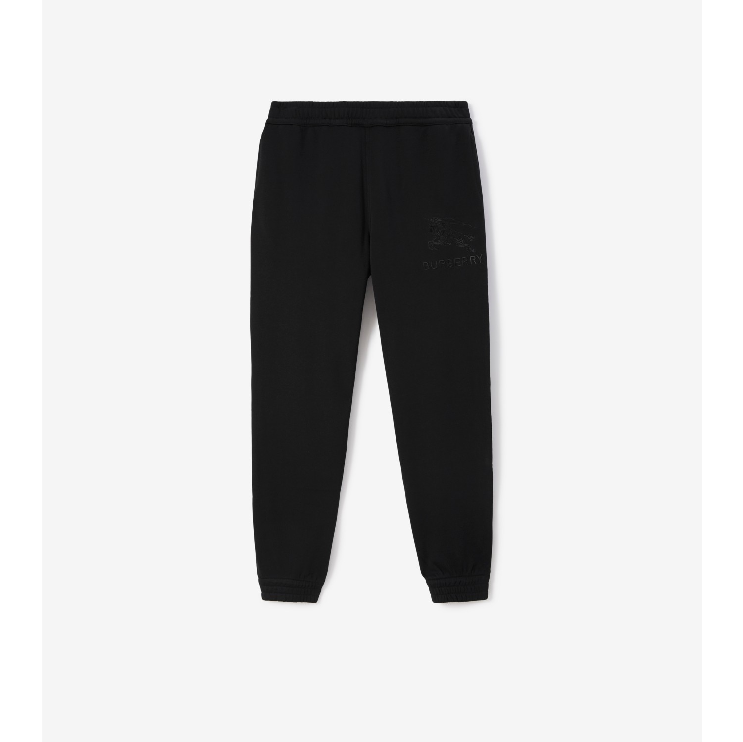 Cotton Jogging Pants in Black - Men