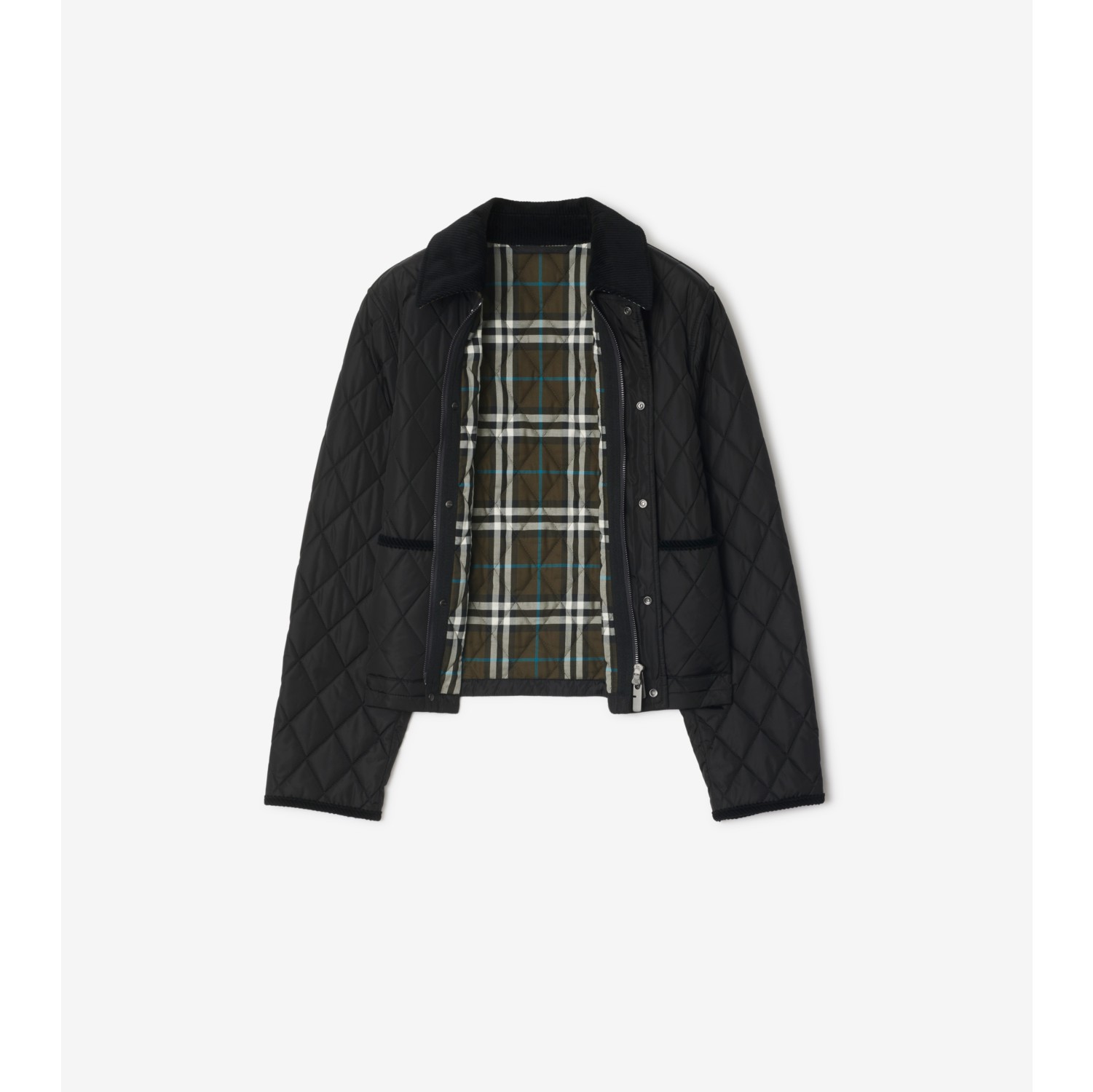 Cropped Quilted Nylon Witney Jacket