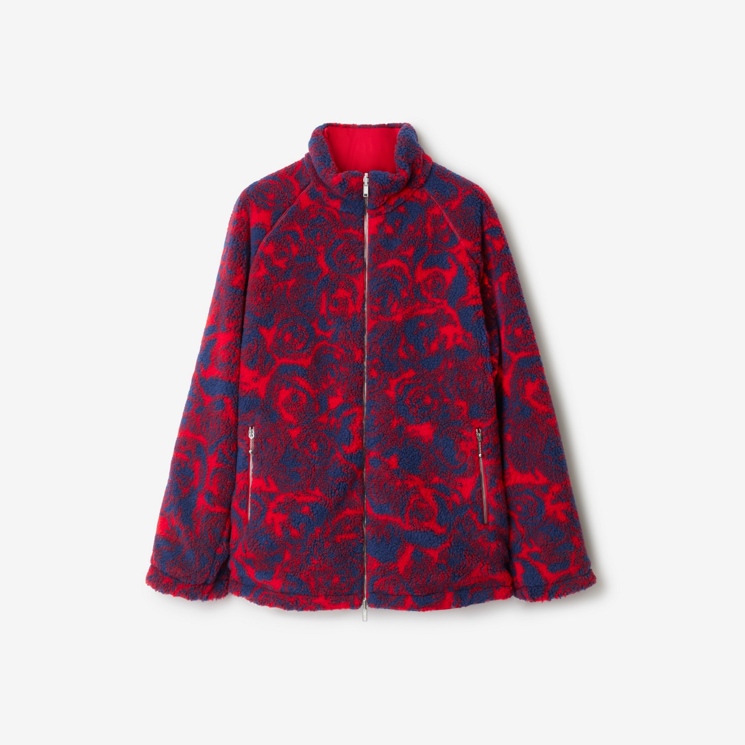 Reversible Rose Fleece Jacket