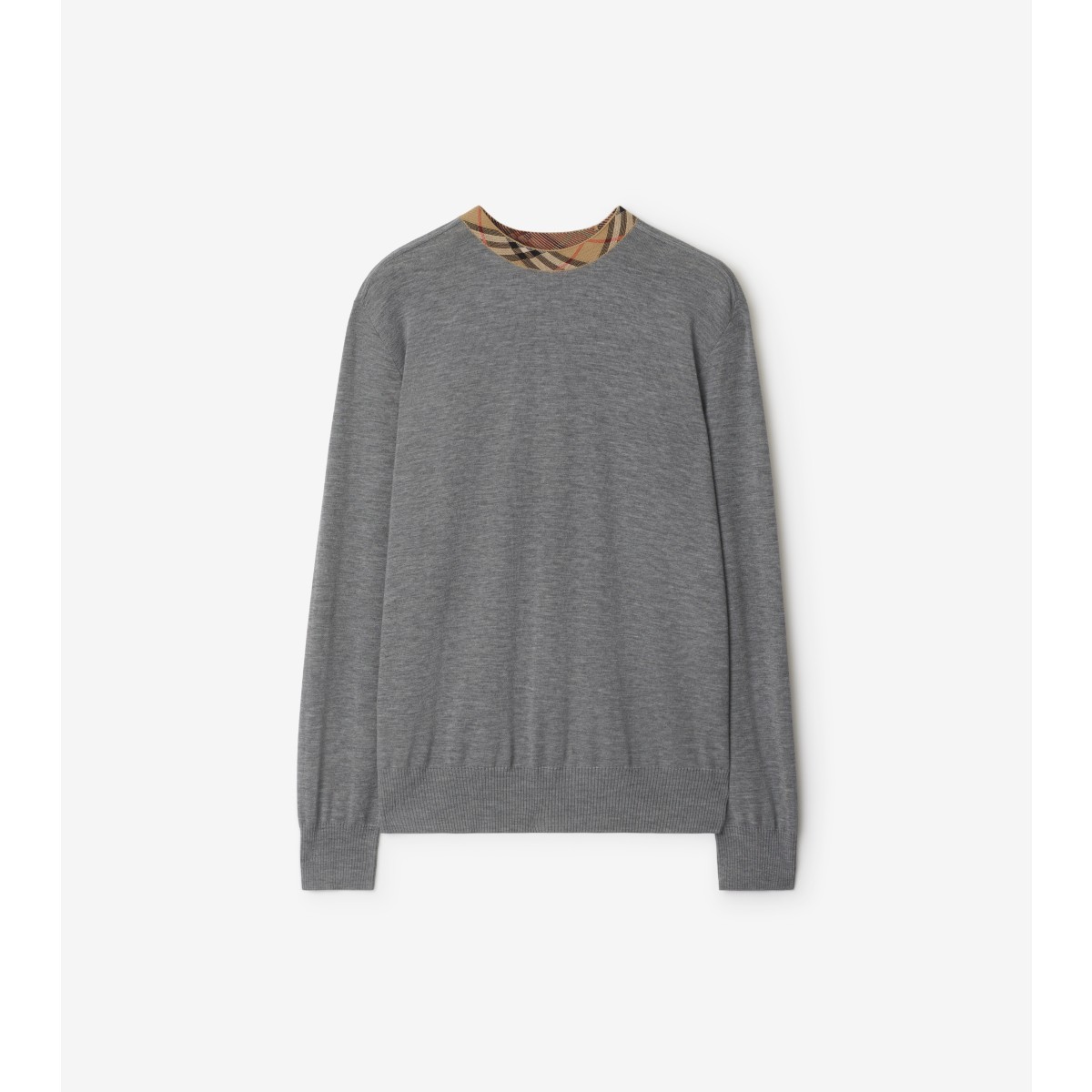 Burberry Gray Sweaters