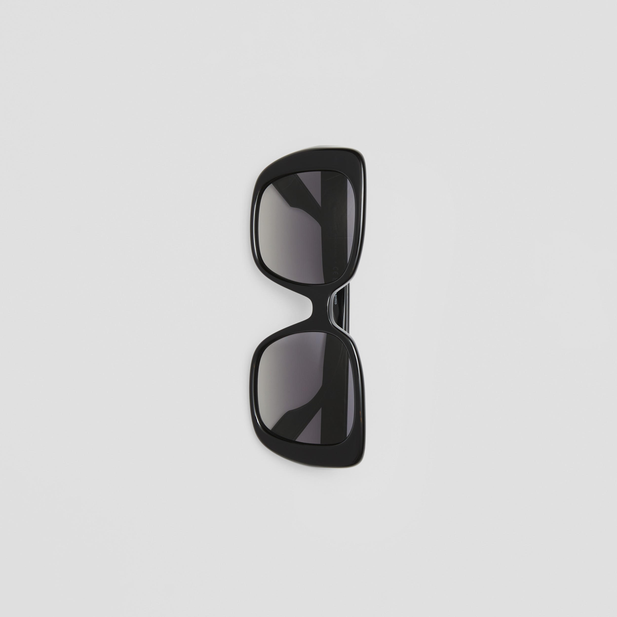 Extragroße eckige Sonnenbrille „Lola“ mit Monogrammmotiv (Schwarz) - Damen | Burberry® - 4