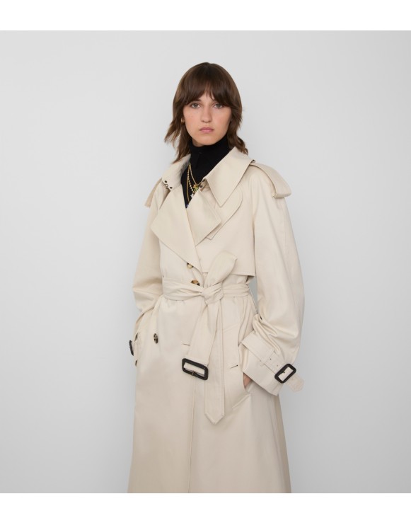 Long Gabardine Fitzrovia Trench Coat