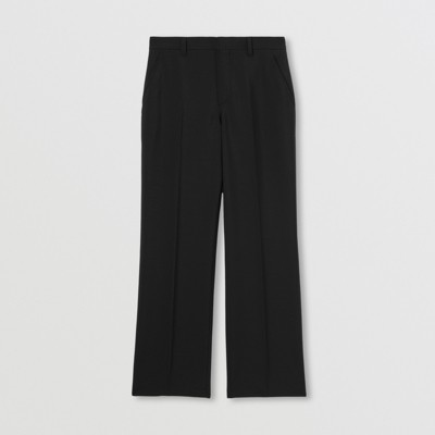 wide leg trousers wool