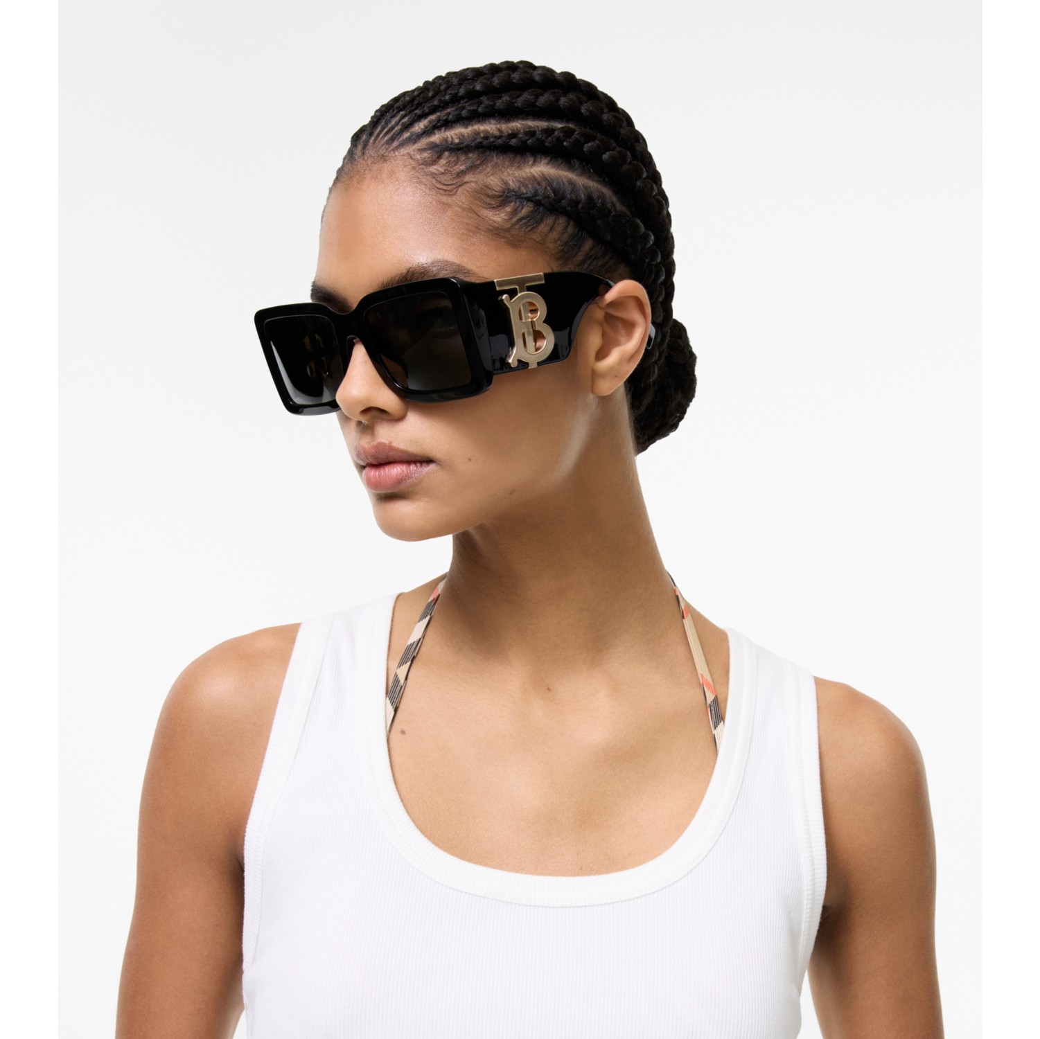 Lunettes de soleil carrées TB