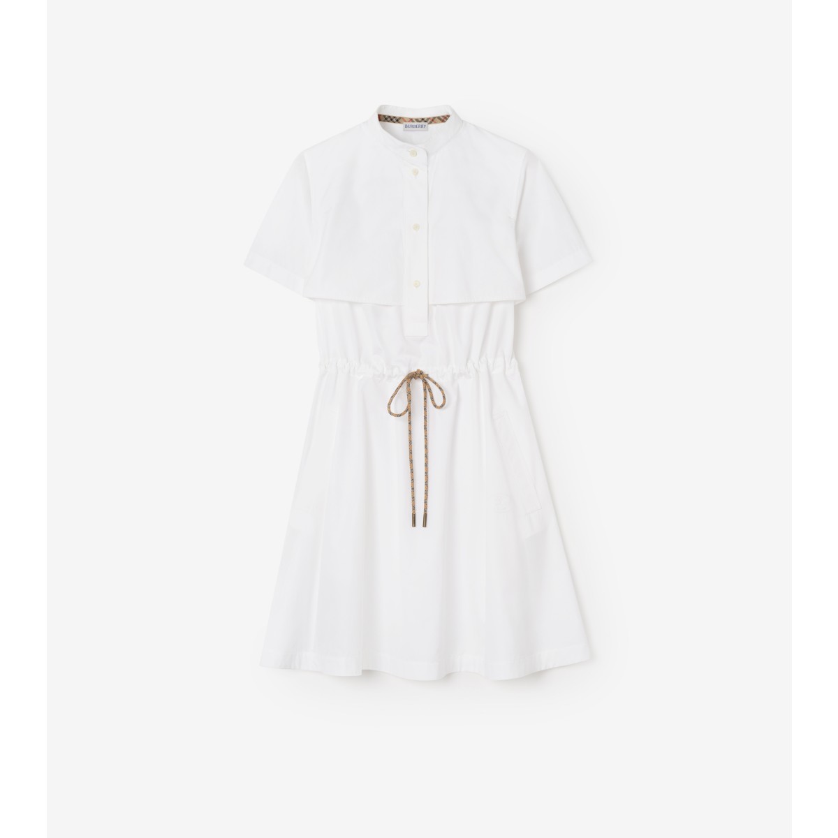  Check Poplin Dress